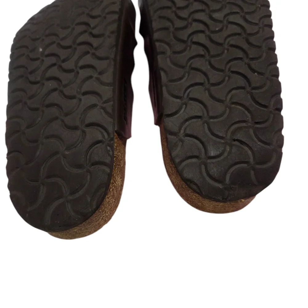 Birkenstock Dark Brown Triple Strap Sandals - Picture 3 of 13